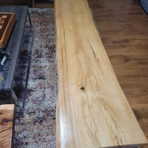 Maple Live Edge Bench