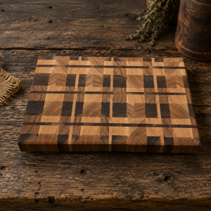 Plaid Endgrain Cutting Board