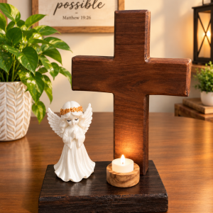 Black walnut cross